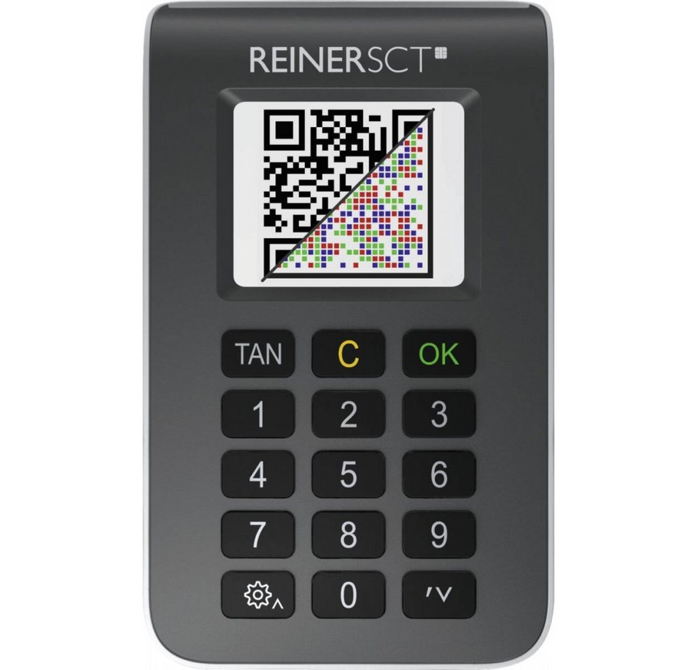 REINER SCT TAN-Chipkartenleser Reiner SCT tanJack QR TAN-Generator, Hochwertiges LCD-Display und robustes Tastenfeld REINER SCT TAN-Chipkartenleser Reiner SCT tanJack QR TAN-Generator, Hochwertiges LCD-Display und robustes Tastenfeld von REINER SCT