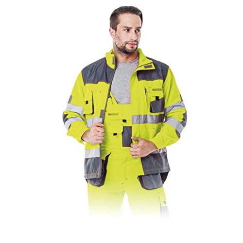 Arbeitsjacke Reflektoren Warnschutzjacke Warnjacke Warnschutz Warnschutzkleidung Größe S neongelb Arbeitsjacke Reflektoren Warnschutzjacke Warnjacke Warnschutz Warnschutzkleidung Größe S neongelb von REIS