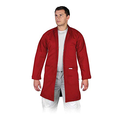 Leber & Hollman Herren Schutzschürze LH-COATER, 60% Polyester 35% Baumwolle 270 g/m2, mit Knopfleiste mit Druckknöpfen, Ärmel mit Klettverschlüssen, High Technology Fabric von REIS