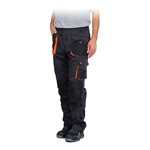 REIS Herren foreco-t_sbp Work Utility Pants, Stahl Blau-schwarz-orange, 54 EU von REIS