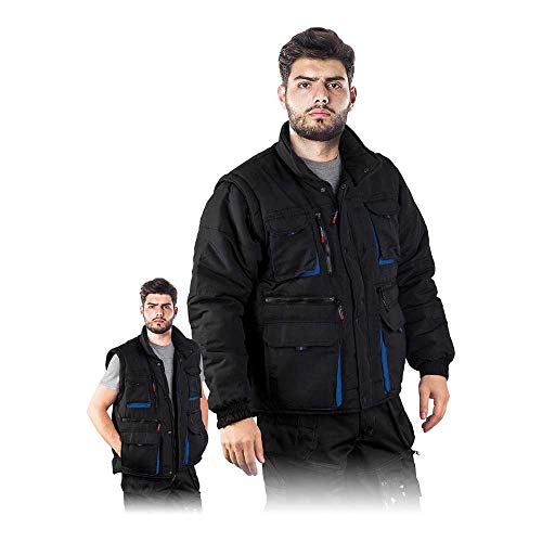 Reis Czapla2_Bn2Xl Isolierte Schutzjacke, Schwarz-Blau, 2XL Größe von REIS