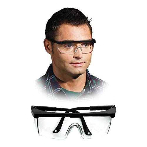 Reis GOG-FRAMEB Set mit 1 Paar Schutzbrillen, transparent, schwarz, Einheitsgröße von REIS