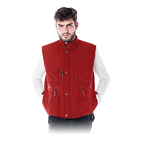 Reis Kormorancxl gefütterte Schutzweste, Rot, XL Größe Reis Kormorancxl gefütterte Schutzweste, Rot, XL Größe von REIS