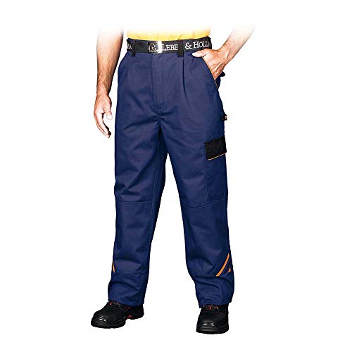 Reis PRO-T_Nbp54 Pro Master Schutzhose, Blau-Schwarz-Orange, 54 Größe von REIS