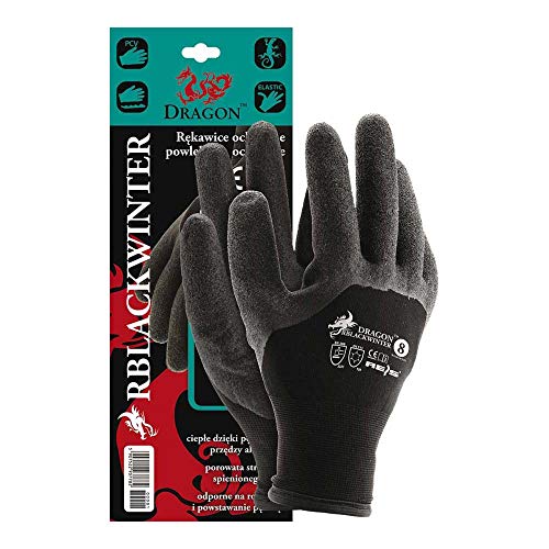 Reis RBLACKWINTER11 Dragon Schutzhandschuhe, Schwarz-Schwarz, 11 Größe, 12 Stück Reis RBLACKWINTER11 Dragon Schutzhandschuhe, Schwarz-Schwarz, 11 Größe, 12 Stück von REIS