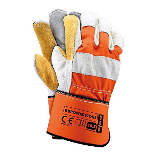 Reis RBPOWERSTONE Schutzhandschuhe, Orange-Hellgrau-Honig, 10 Größe, 12 Stück Reis RBPOWERSTONE Schutzhandschuhe, Orange-Hellgrau-Honig, 10 Größe, 12 Stück von REIS