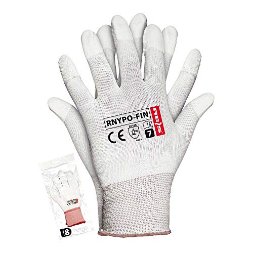 Reis RNYPO-FIN9 Schutzhandschuhe, Weiß, 9 Größe, 12 Stück Reis RNYPO-FIN9 Schutzhandschuhe, Weiß, 9 Größe, 12 Stück von REIS