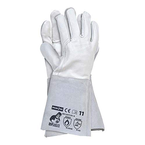 Reis RSPL2XLUX Indianex Gloves Schutzhandschuhe, Weiß-Hellgrau, 11 Größe, 12 Stück Reis RSPL2XLUX Indianex Gloves Schutzhandschuhe, Weiß-Hellgrau, 11 Größe, 12 Stück von REIS