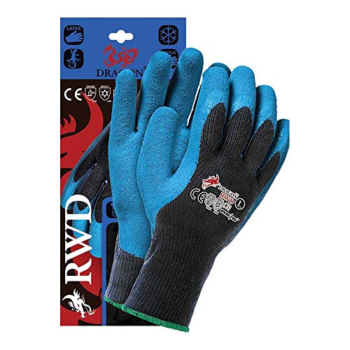 Reis RWDXXL Dragon Schutzhandschuhe, Schwarz-Blau, XXL Größe, 6 Stück Reis RWDXXL Dragon Schutzhandschuhe, Schwarz-Blau, XXL Größe, 6 Stück von REIS