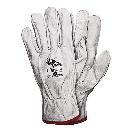 Reis Rlcs+ Topgekon Schutzhandschuhe, Weiß, 10 Größe, 12 Stück Reis Rlcs+ Topgekon Schutzhandschuhe, Weiß, 10 Größe, 12 Stück von REIS
