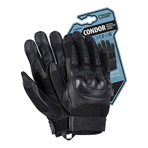 Reis Rtc-Condor_Bxl Tactical Gloves Taktische Schutzhandschuhe, Schwarz, XL Größe, 12 Stück von REIS