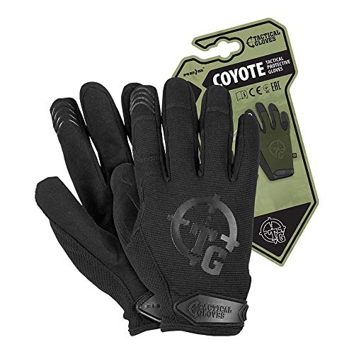 Reis Rtc-Coyote_Bs Tactical Gloves Taktische Schutzhandschuhe, Schwarz, S Größe, 12 Stück von REIS