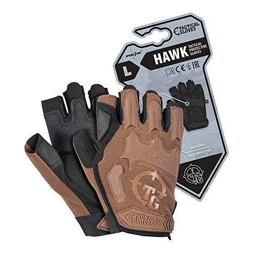 Reis Rtc-Hawk_Coyxl Tactical Gloves Taktische Schutzhandschuhe, Coyote, XL Größe, 12 Stück von REIS