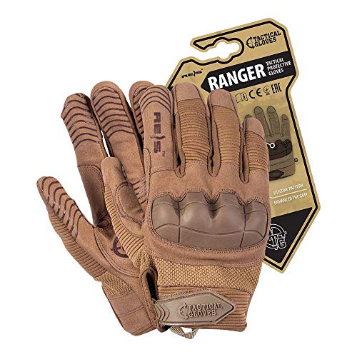 Reis Rtc-Ranger_Coys Tactical Gloves Taktische Schutzhandschuhe, Coyote, S Größe, 12 Stück von REIS