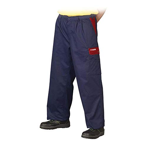 Reis Spfgc_56 Forest Schutzhose, Dunkel Blau-Dunkel Rot, 56 Größe von REIS