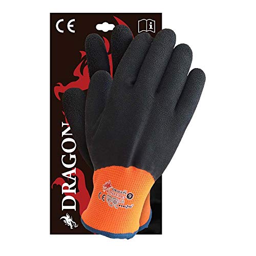 Reis WINFULL3_PB_9 Dragon Schutzhandschuhe, Orange-Schwarz, 9 Größe, 12 Stück Reis WINFULL3_PB_9 Dragon Schutzhandschuhe, Orange-Schwarz, 9 Größe, 12 Stück von REIS