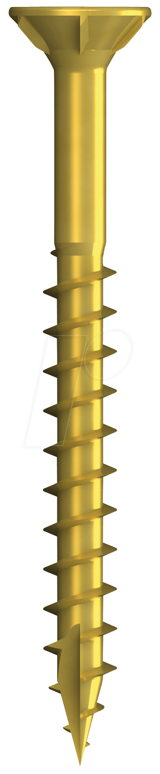 R2+FT 4,5X80-200 - R2 Spanplattenschrauben Flach-Senkkopf, TX, TZD, 4,5 x 80 mm, TG von REISSER SCHRAUBENTECHNIK