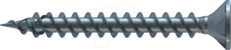 RST 52481/0 - DNS plus Holzschrauben, Doppelgang-VG, SPI, 4,0 x 60 mm, 100 Stü von REISSER SCHRAUBENTECHNIK