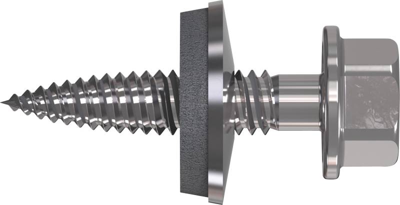 RST 67075/3 - RP-T2 SW 8 EPDM Scheibe 14 mm, 4,5 x 22, Bimetall A2, 100 Stück von REISSER SCHRAUBENTECHNIK