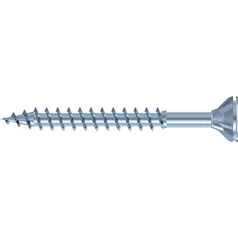 REISSER Profi Spanplattenschrauben Q200 plus Senkkopf TX Teilgewinde Stahl verzinkt 5,0 x 110 - 200 Stück von REISSER-Schraubentechnik GmbH