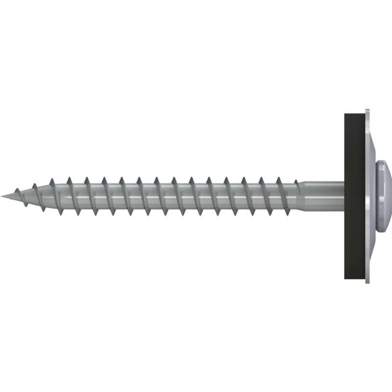 REISSER Spenglerschrauben mit Dichtscheibe 20mm TX 2-teilig Edelstahl A2 blank 4,5 x 65 - 100 Stück von REISSER-Schraubentechnik GmbH