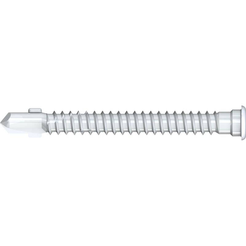 REISSER Terrassen-Flügelbohrschraube CABRI Stufenkopf TX Bimetall RUSPERT silber 5,5 x 75 - 65 Stück von REISSER-Schraubentechnik GmbH