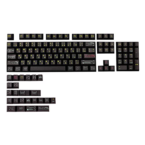 128/71 Tasten Tastenkappen OEM-Tastenkappe für MX mechanische Tastatur, Farbstoff-Sublimationstasten-Set von REITINGE
