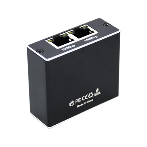 Gigabits-Netzwerk-Splitter, 1 bis 2 Ethernet-Splitter, 1000 Mbps, Netzwerk-Splitter, 2 Geräte teilen Gigabits-Netzwerk-Splitter, 1 bis 2 Ethernet-Splitter, 1000 Mbps, Netzwerk-Splitter, 2 Geräte teilen von REITINGE