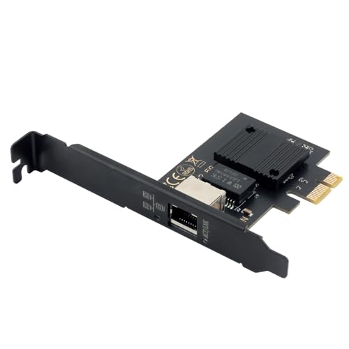 PCIe Gigabit Netzwerkkarte (für Intel I226) auf RJ45 2,5 GB Ethernet Netzwerkadapter 2500 Mbps NIC LAN Desktop WiFi Karte Unterstützung Mac OS Windows PC von REKONG
