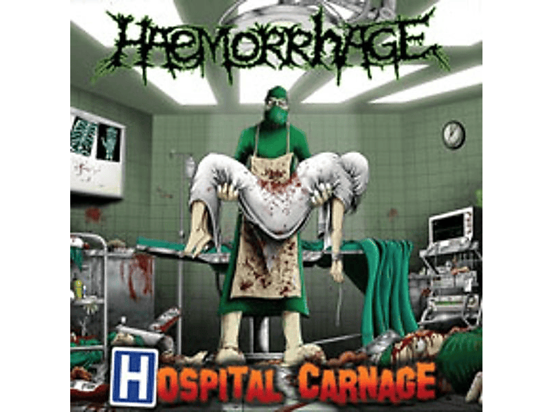 Haemorrhage - Hospital Carnage Kelly Green With Black, Bone Wh (Vinyl) von RELAPSE RE