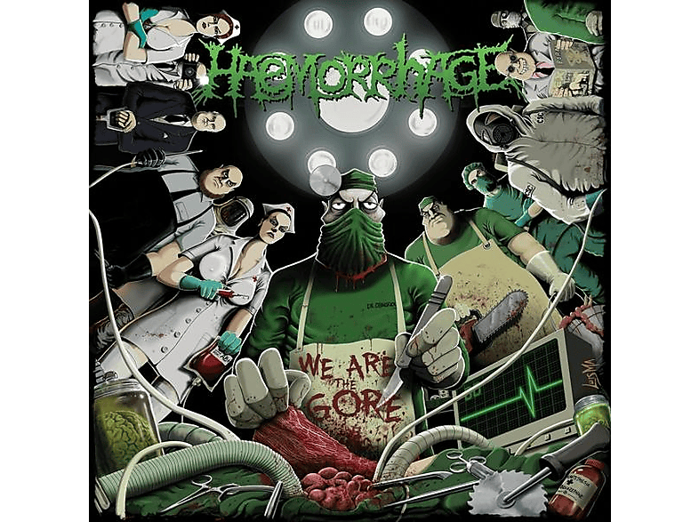 Haemorrhage - We Are The Gore Kelly Green With Bone White, Red (Vinyl) von RELAPSE RE