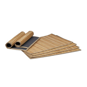 6 relaxdays Platzset braun 30,0 x 45,0 cm von RELAXDAYS