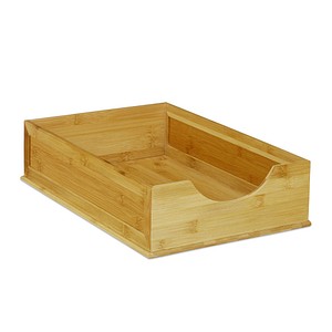 relaxdays Briefablage braun von RELAXDAYS