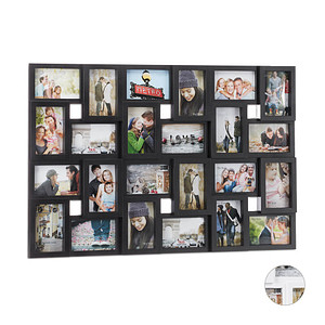 relaxdays  Collage-Bilderrahmen schwarz 86,0 x 57,0 cm von RELAXDAYS