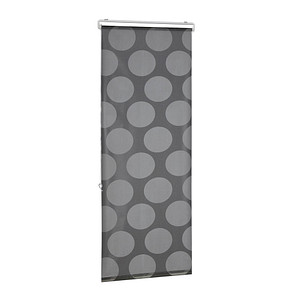 relaxdays Duschrollo schwarz, grau 60,0 x 240,0 cm von RELAXDAYS