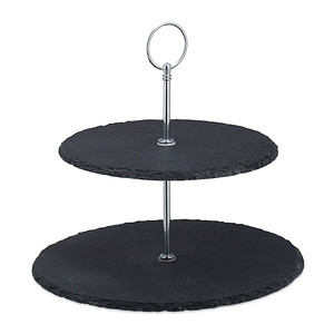 relaxdays Etagere anthrazit 23,0 cm von RELAXDAYS
