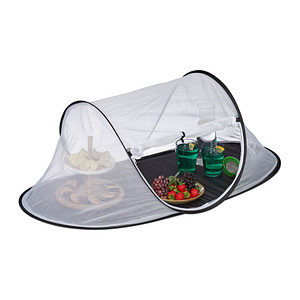 relaxdays Fliegenhaube weiß, schwarz relaxdays Fliegenhaube weiß, schwarz von RELAXDAYS