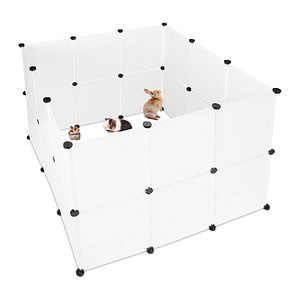 relaxdays Freilaufgehege weiß 110,0 x 110,0 x 92,0 cm relaxdays Freilaufgehege weiß 110,0 x 110,0 x 92,0 cm von RELAXDAYS