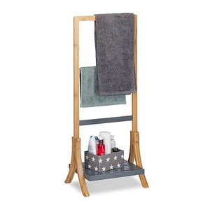 relaxdays Handtuchständer natur/grau relaxdays Handtuchständer natur/grau von RELAXDAYS
