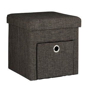 relaxdays Hocker mit Stauraum 10020369_93 braun von RELAXDAYS