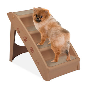 relaxdays Hundetreppe beige 39,0 x 61,0 x 49,0 cm von RELAXDAYS