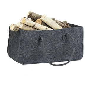 relaxdays Kaminholztasche 27,0 l anthrazit 25,0 x 50,0 x 25,0 cm relaxdays Kaminholztasche 27,0 l anthrazit 25,0 x 50,0 x 25,0 cm von RELAXDAYS