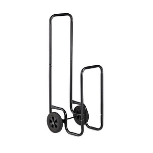 relaxdays Kaminholzwagen schwarz 41,0 x 42,5 x 100,0 cm von RELAXDAYS