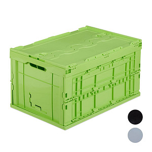 relaxdays Klappbox 60,0 l grün 58,5 x 39,5 x 32,5 cm von RELAXDAYS