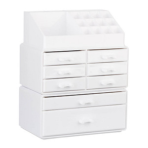 relaxdays Make-Up-Organizer weiß von RELAXDAYS