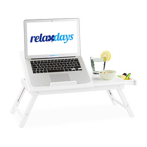 relaxdays Notebook-Betttablett weiß von RELAXDAYS