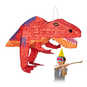 relaxdays Piñata rot/orange Dinosaurier relaxdays Piñata rot/orange Dinosaurier von RELAXDAYS