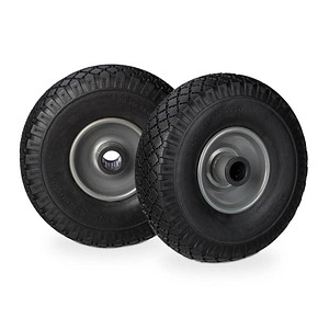 relaxdays Sackkarrenräder luftbereift schwarz, grau Stahl Felgen, Achse 2,5 cm relaxdays Sackkarrenräder luftbereift schwarz, grau Stahl Felgen, Achse 2,5 cm von RELAXDAYS