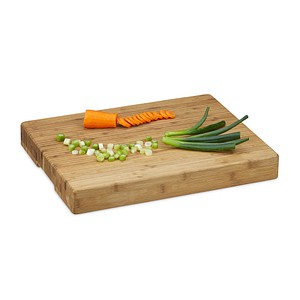 relaxdays Schneidebrett Natur 45,0 x 35,0 cm von RELAXDAYS