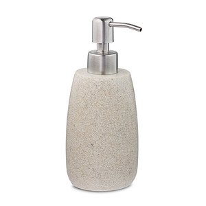relaxdays Seifenspender 10031061_778 beige Polyresin 300,0 ml von RELAXDAYS